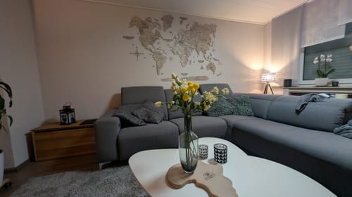 Customer photo review of 3D Weltkarte aus Holz Terra