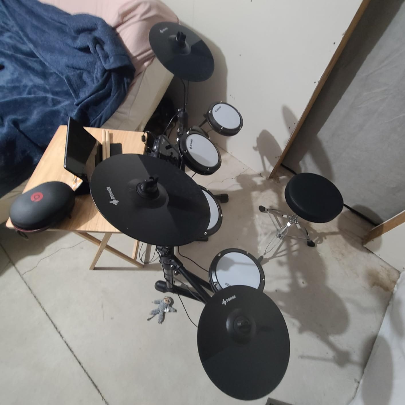 Customer photo review of Batterie électrique Donner DED-80 5 tambours et 3 cymbales