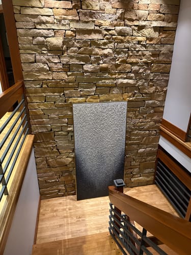 Customer photo review of Heaven Sky-Serene Abstract Oil Painting for Modern Minimalist Home Decor