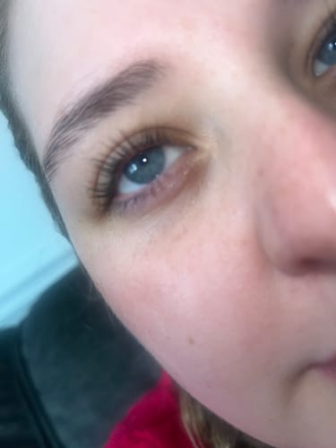 Customer photo review of Lash Growth Serum