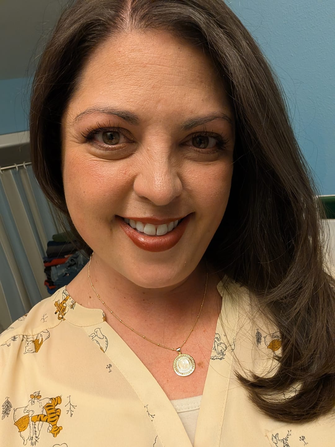 Customer photo review of Mother Mary Necklace