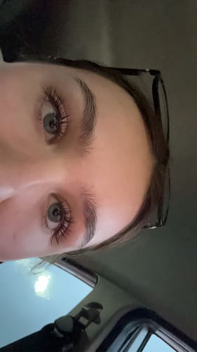 Customer photo review of Lash Growth Serum
