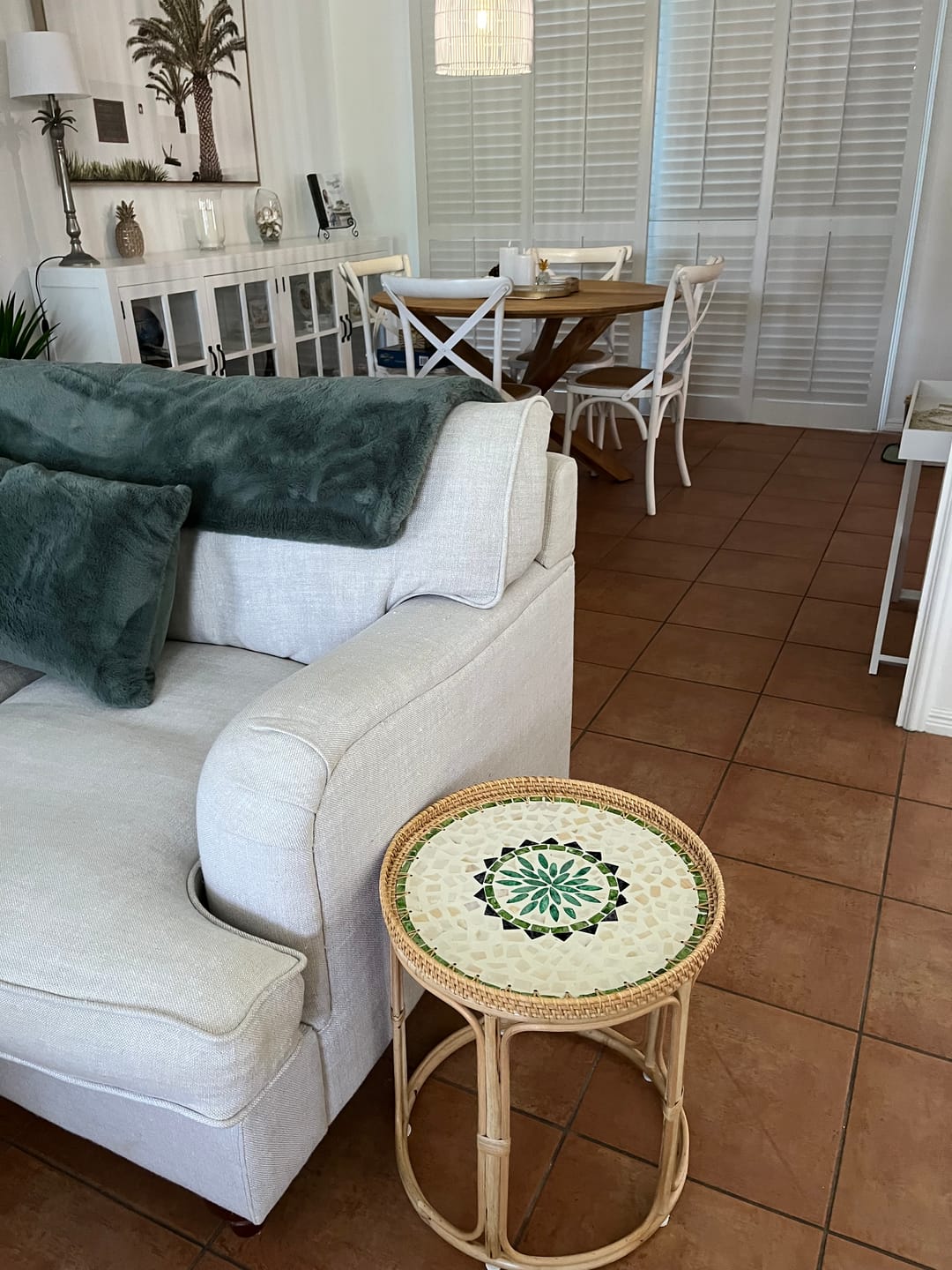 Customer photo review of Oasis Rattan Table