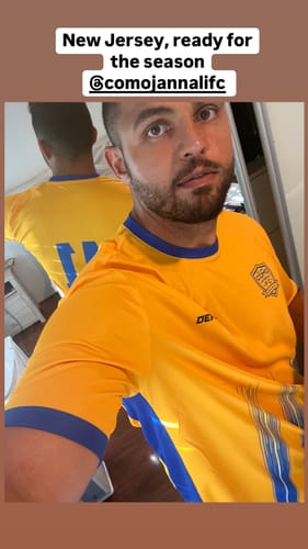 Customer photo review of Como Jannali FC Playing Jersey - Deploy