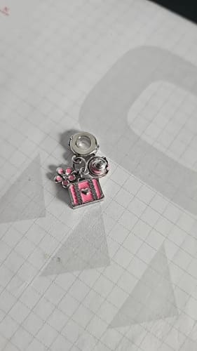 K. Z. review of 925 Sterling Silver Travel Suitcase Charm image 1 out of 1