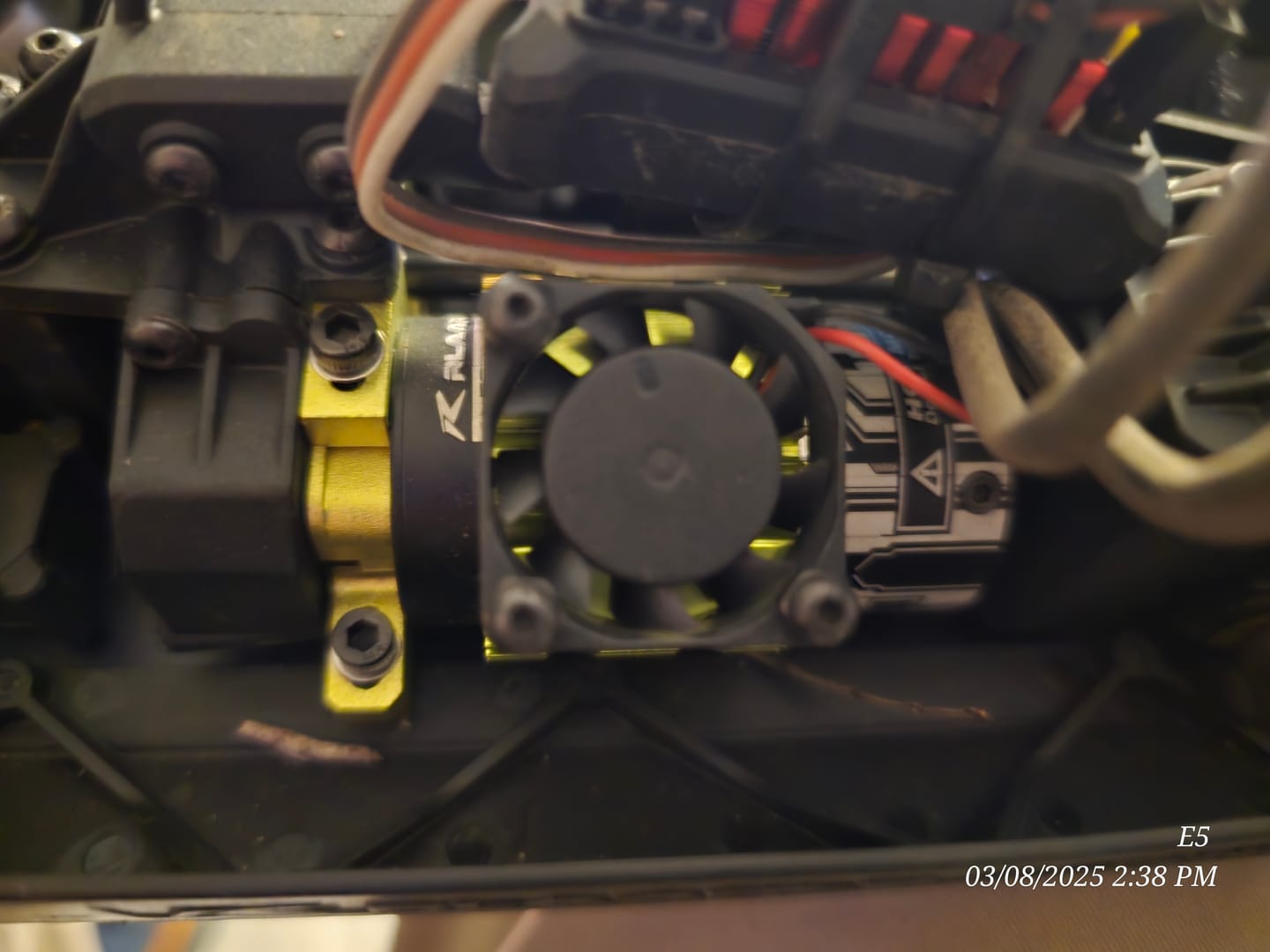 Customer photo review of Motor Heat Sink and Cooling Fan