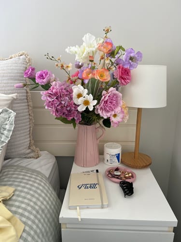 Customer photo review of Pastel Silk Flowers