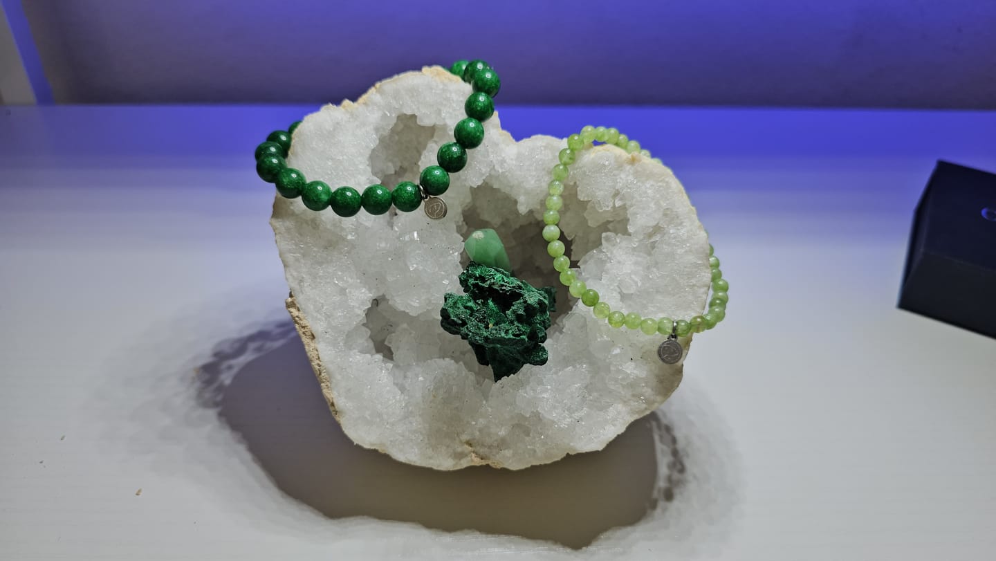 Customer photo review of Green Jade Bracelet
