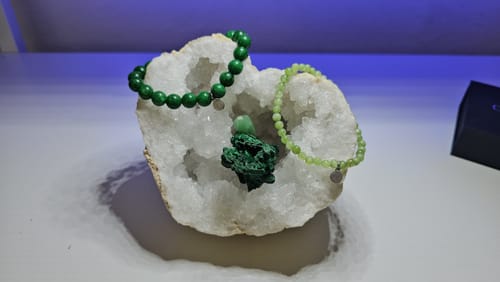 Customer photo review of Peridot Bracelet Mini