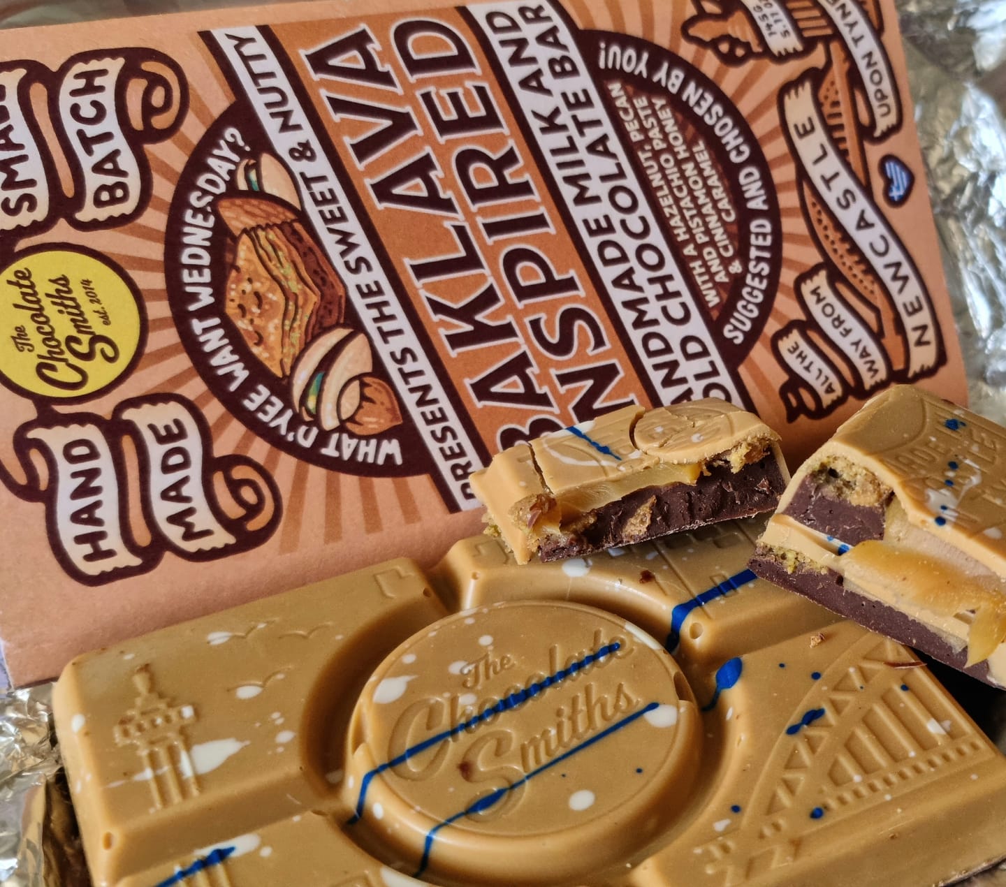 Customer photo review of Baklava Inspired What D' Yee Want Wednesday Chocolate Bar 145g