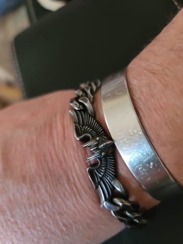 Customer photo review of Masters Of The Air - Wings Of Valor Bracelet: Helps Pair Veterans With A Service Dog or Shelter Dog