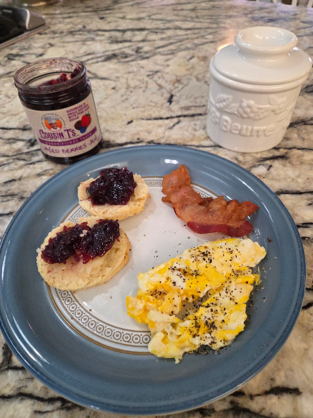 Customer photo review of Cousin T's Mixed Berries Jam