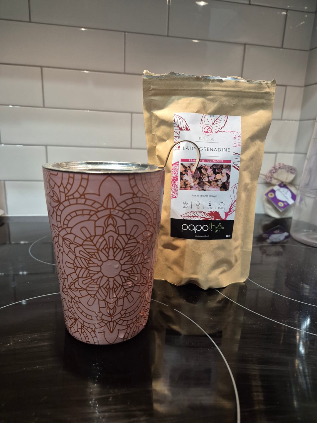 Customer photo review of Tisanière double paroi Mandala | 350ml