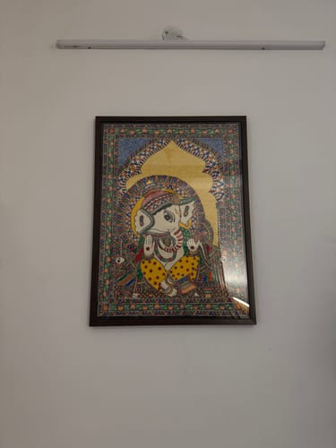 Customer photo review of Lord Ganesha Madhubani Painting, Madhubani Art, Madhubani Painting