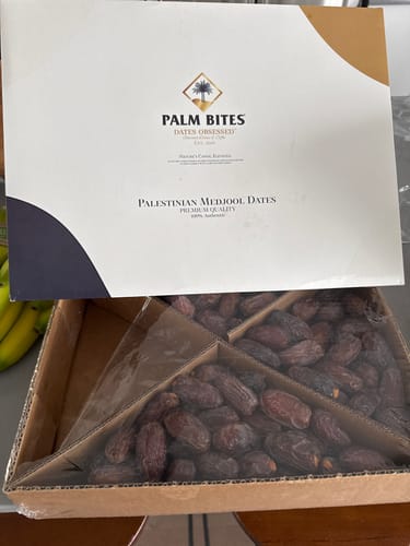 Customer photo review of 5kg Palestinian Medjool Dates 🇵🇸