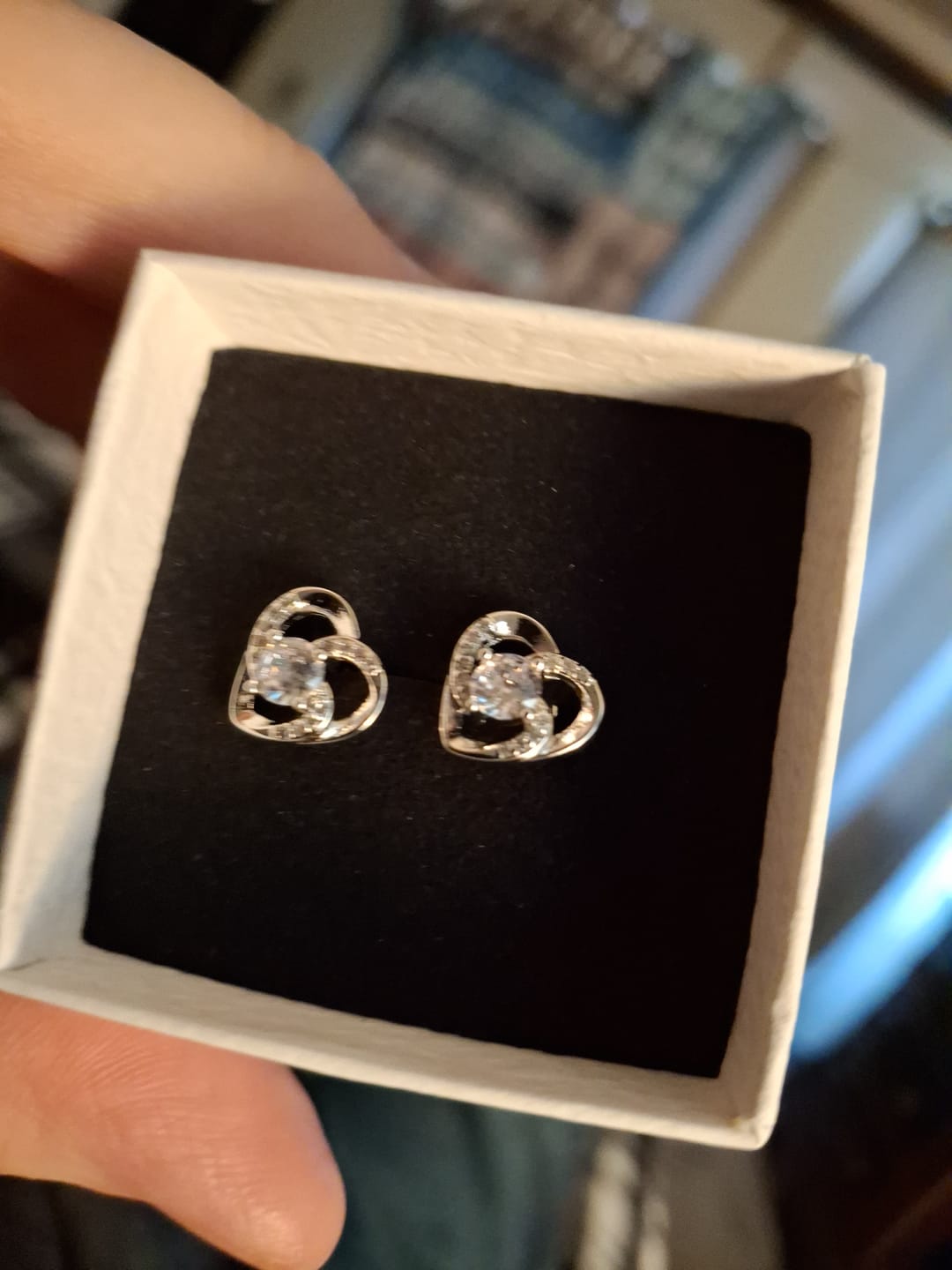 Customer photo review of 925 Sterling Silver Earrings