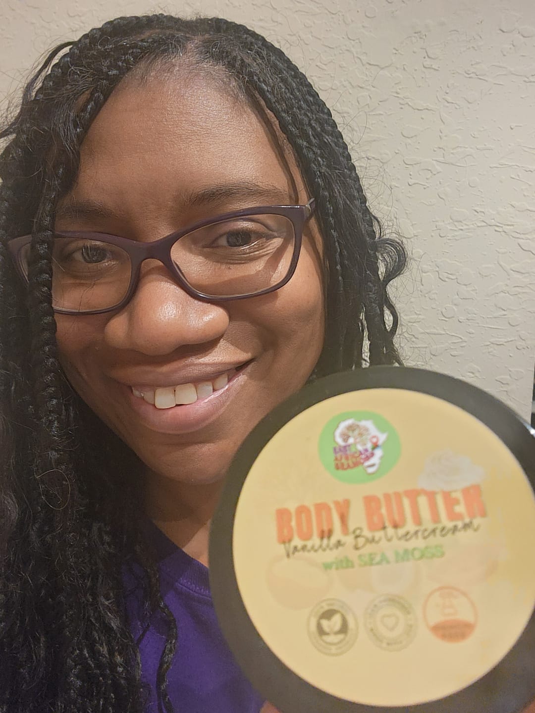 Customer photo review of VANILLA BUTTERCREAM Sea Moss Body Butter
