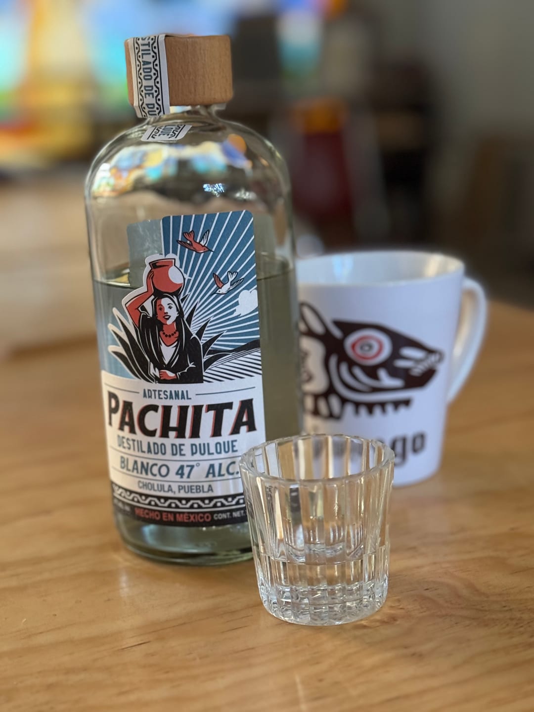 Customer photo review of Destilado de Pulque Blanco 47° Pachita 750 mL – Intensidad y Autenticidad