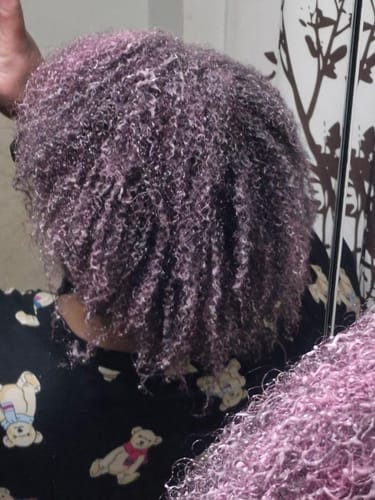 Customer photo review of Hair Transformation Bundle- Moisturizes, Detangles, Drastically softens and Grows! 3 Sizes