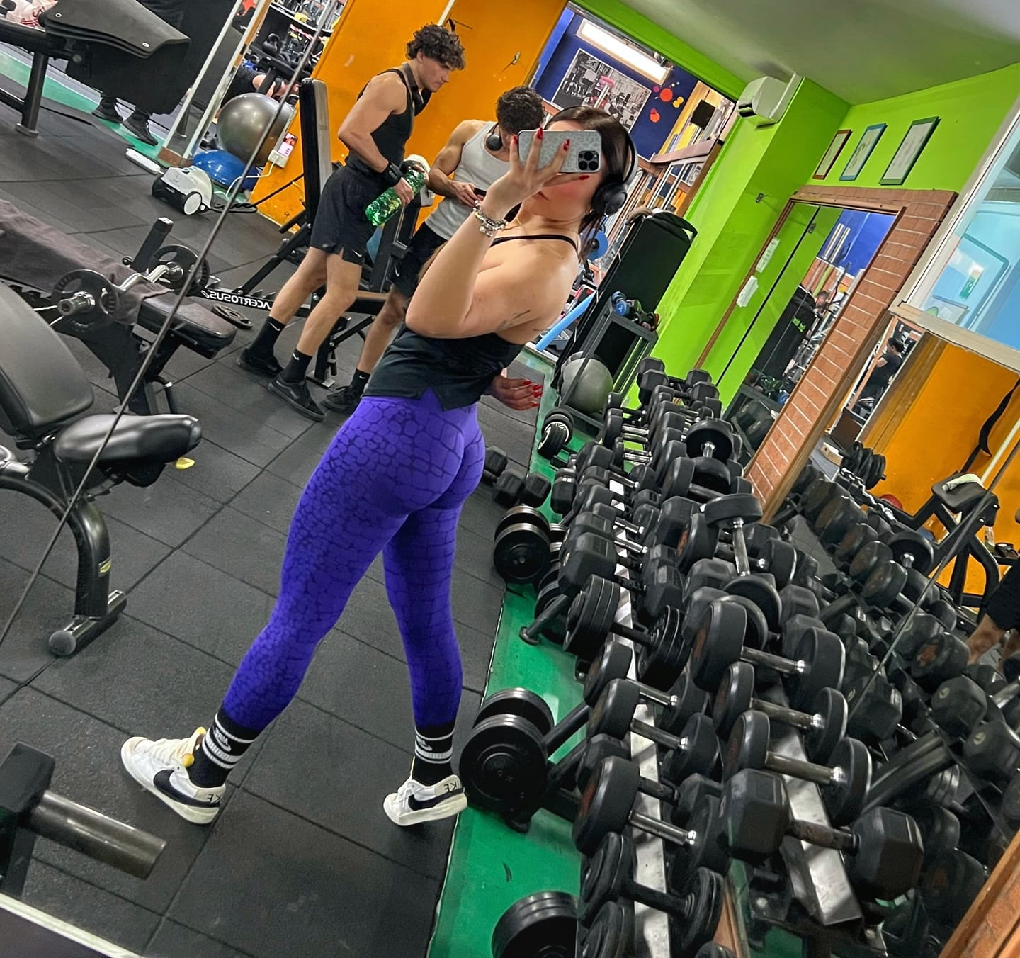 Customer photo review of Leggings All-up Cocco Viola