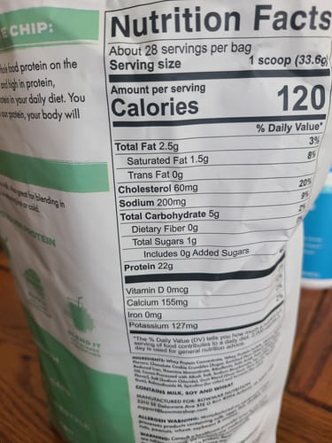 Customer photo review of Whey Protein
