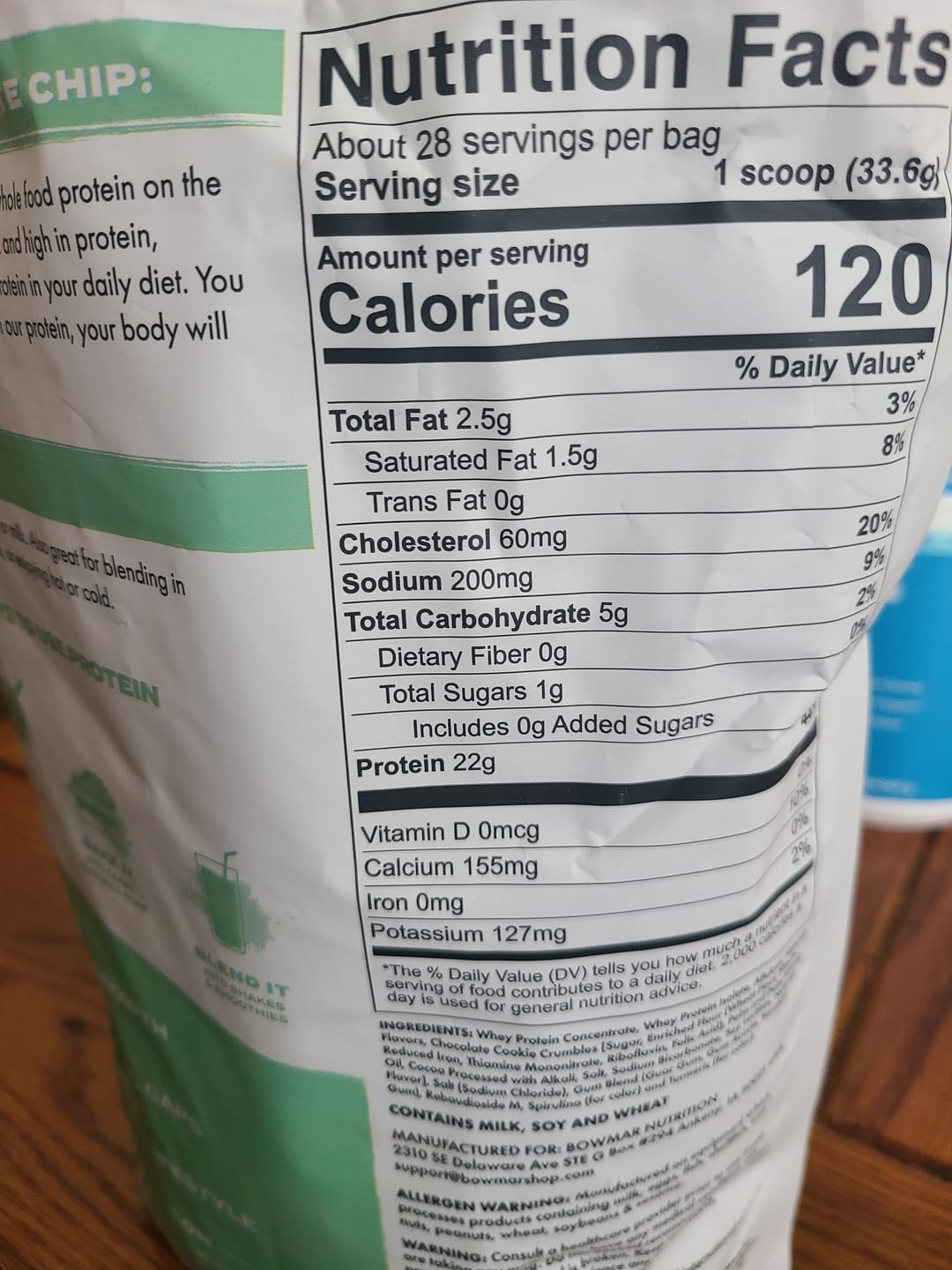 Customer photo review of Whey Protein