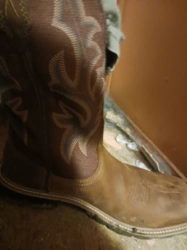 Customer photo review of Twisted X Men's 11" Tech X Hickory Brown Western Boot MXTP003
