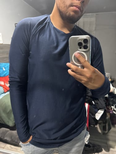 Customer photo review of Training Long Sleeve - Navy Blue