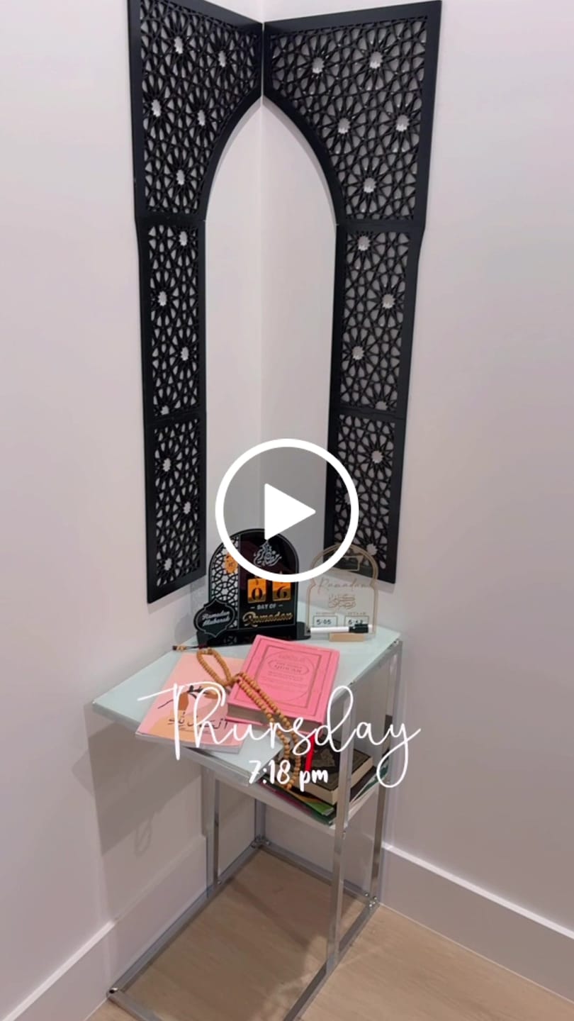 Customer video review of Mihrab Islamic Wall Art - Wood Islamic Home Decor