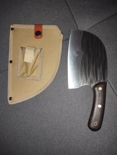 Customer photo review of Handgeschmiedetes Kochmesser - Ergonomic