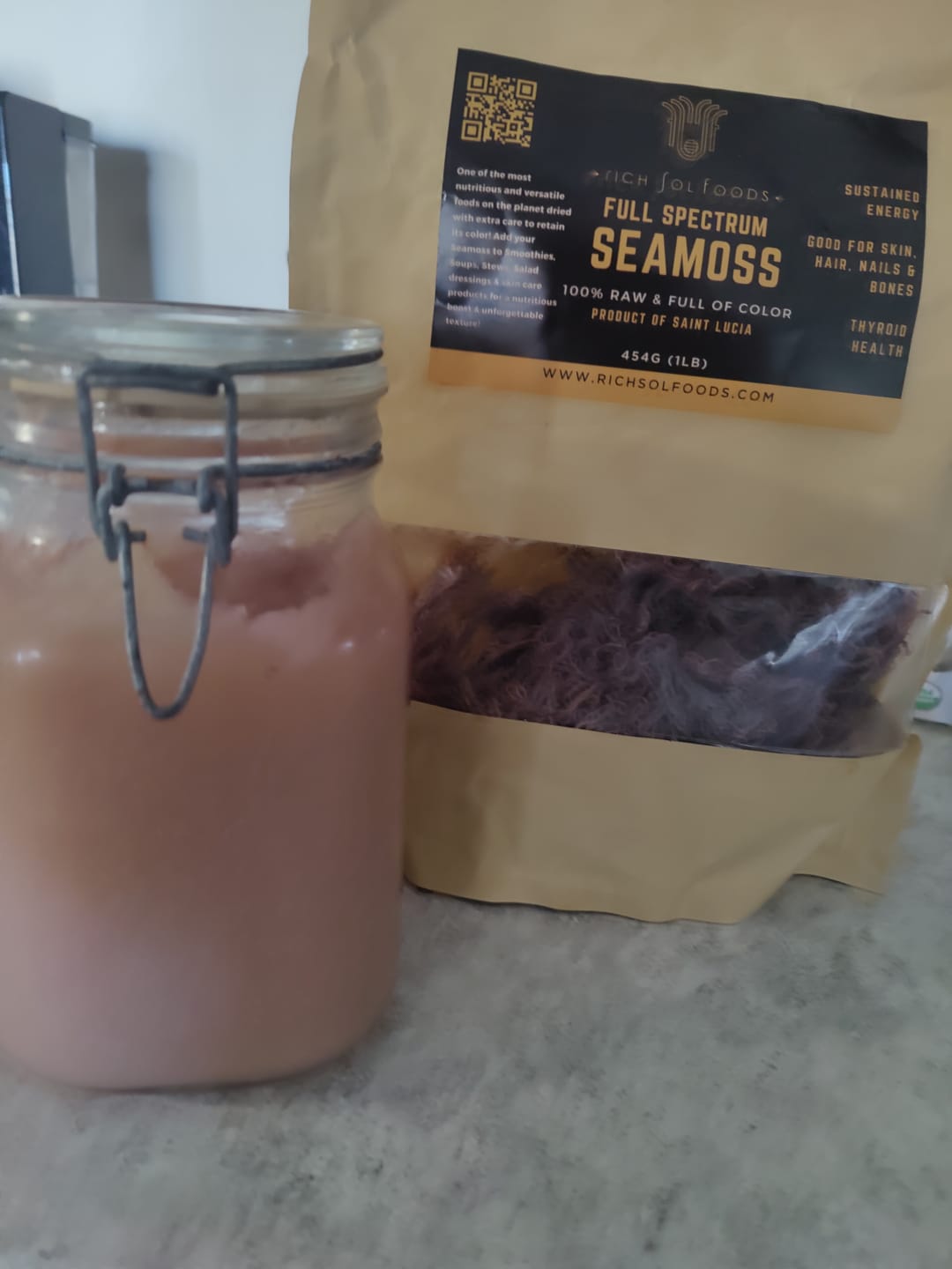 Customer photo review of Full Spectrum Irish Sea moss