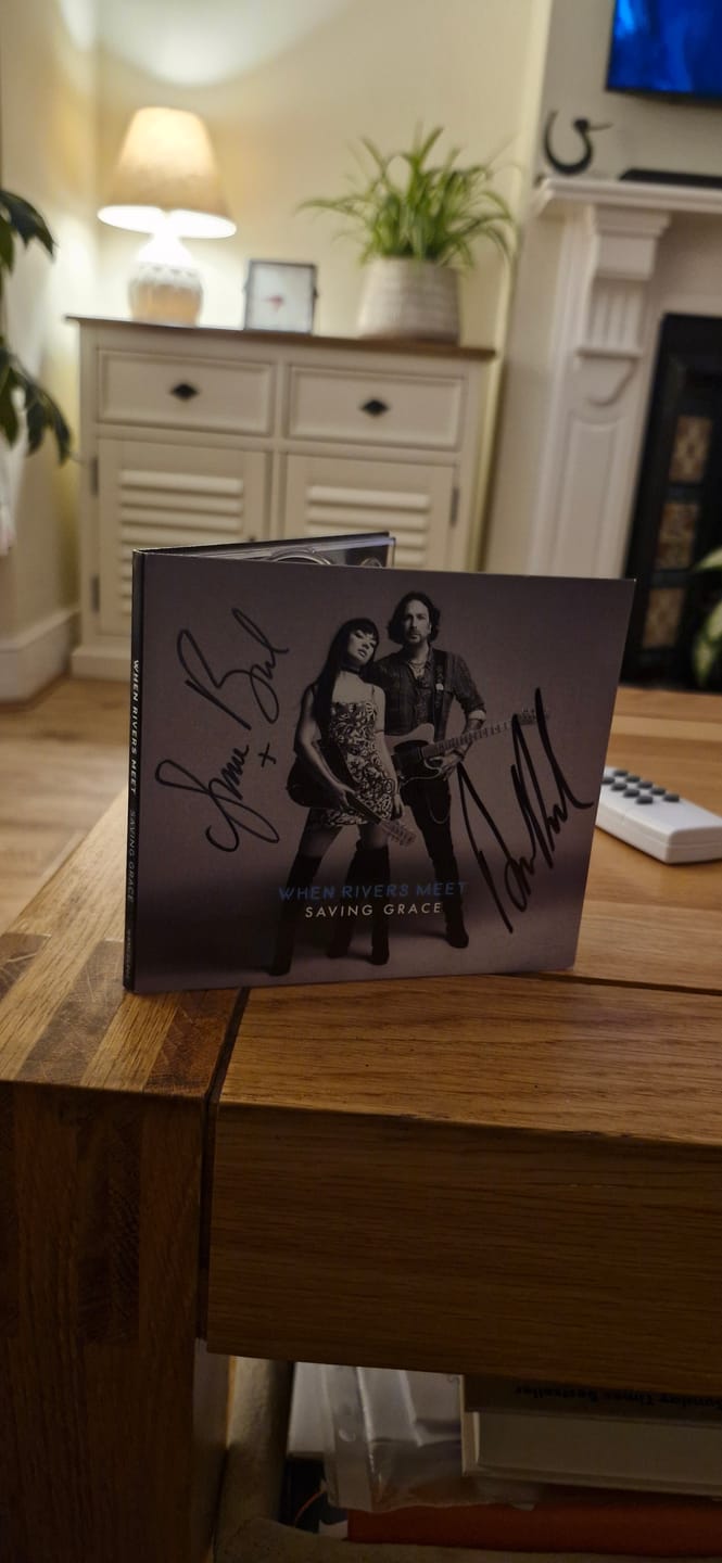 Customer photo review of SAVING GRACE ~ SIGNED OFFER CD