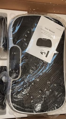 Customer photo review of Vibrationstræner (Inkl. elastikker og fjernbetjening)