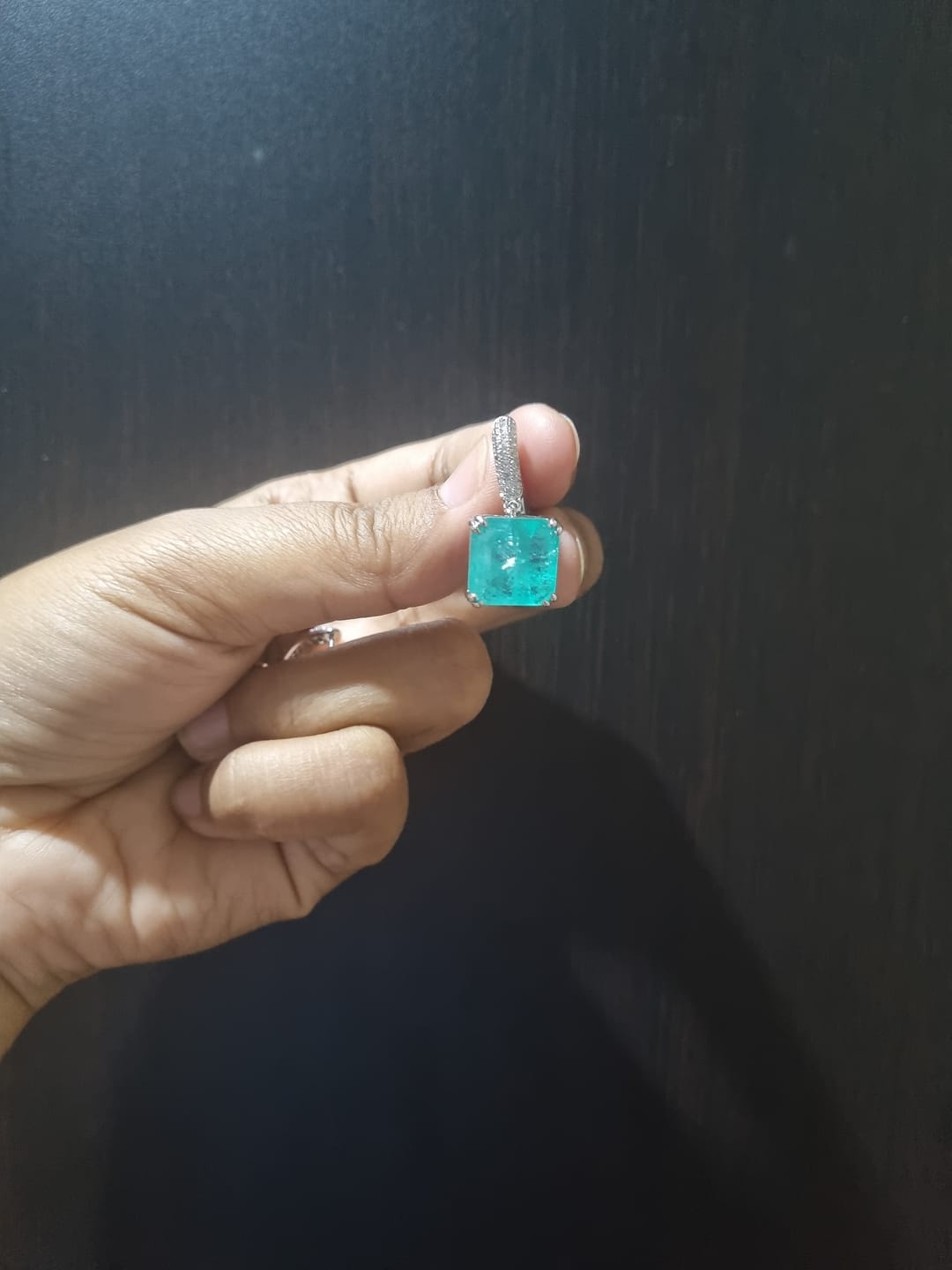 Customer photo review of The Zenobia Earrings