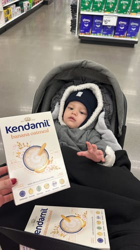 Customer photo review of Organic Cotton & Camel Wool Long Sleeve Sleep Sack 1.0 TOG - Navy Sky