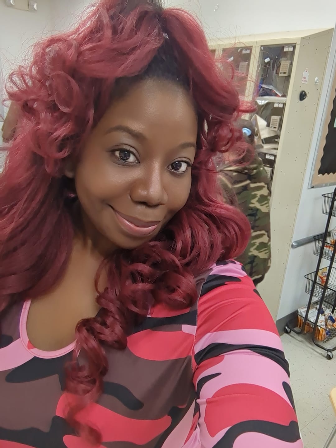 Customer photo review of Sensationnel Half Wig Instant Weave DRAWSTRING CAP IWD 3