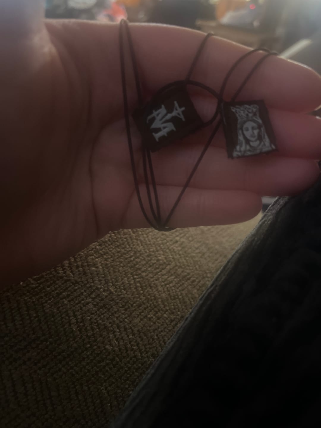 Customer photo review of OLMC Mini | Our lady of Mt. Carmel Premium Brown Scapular
