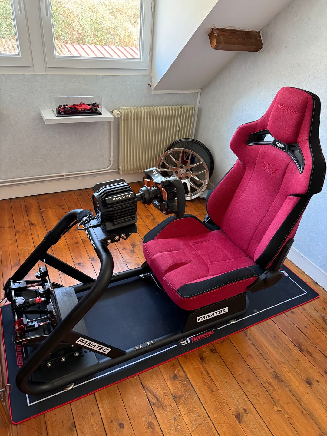 Customer photo review of Simulator Floor Mat