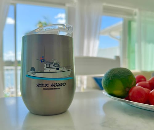 Customer photo review of Custom Wine Tumblers