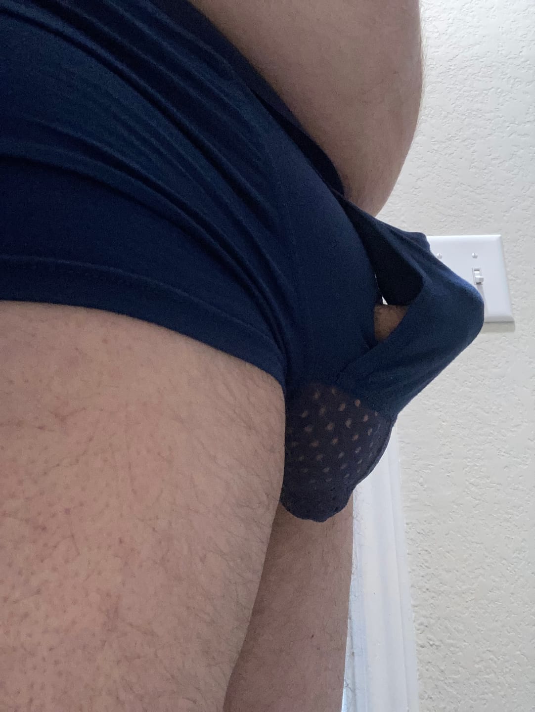 Customer photo review of Aoelemen 2 Pack Separate Dual Support Pouch Men's Underwear