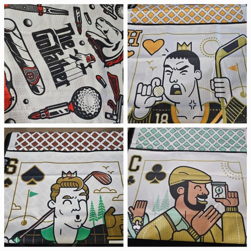 Customer photo review of Royal Chubbs - Magnetic Golf Towel