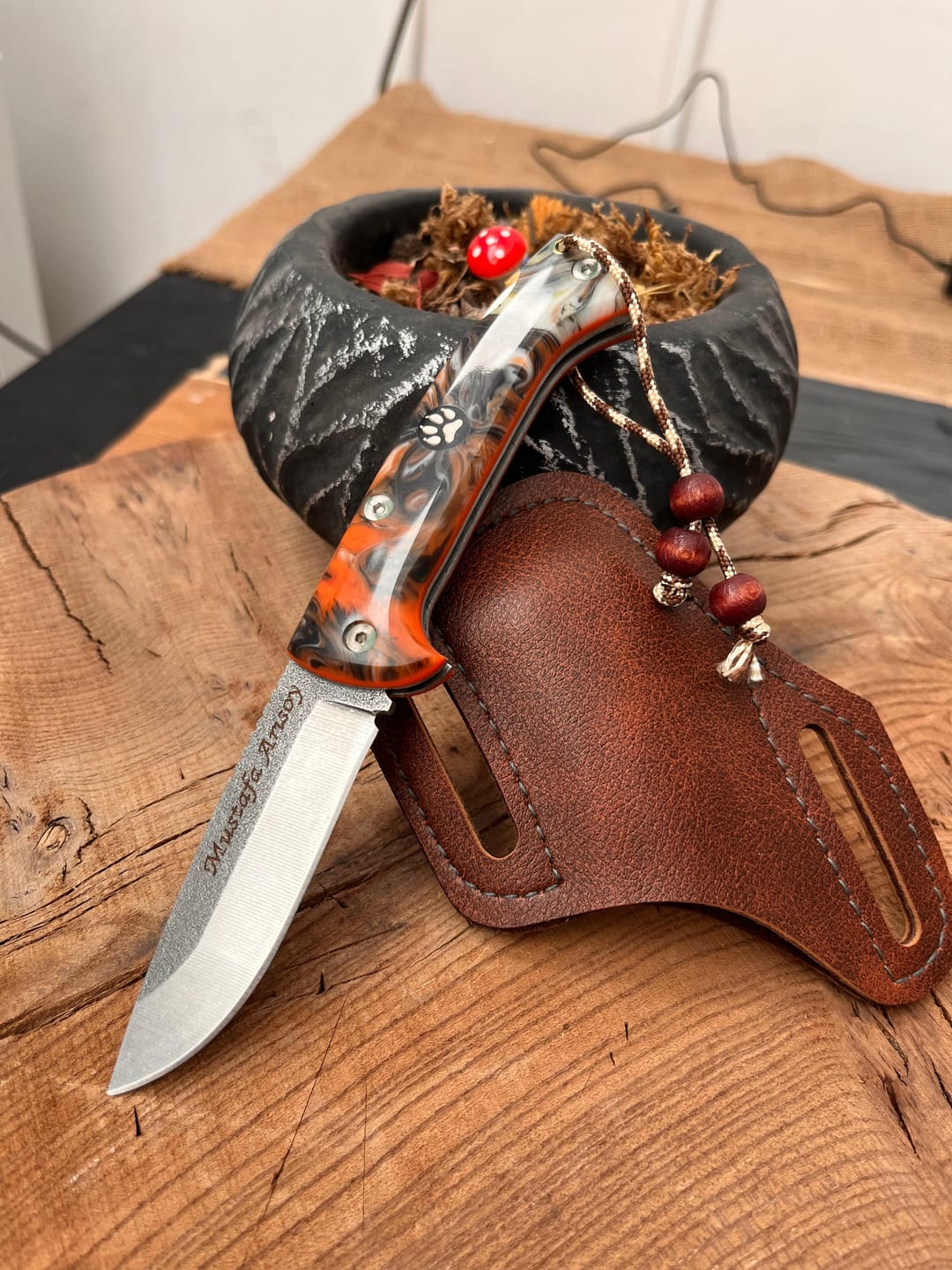 Customer photo review of N690 Epoksi Kitli Model (Deri Kılıflı)