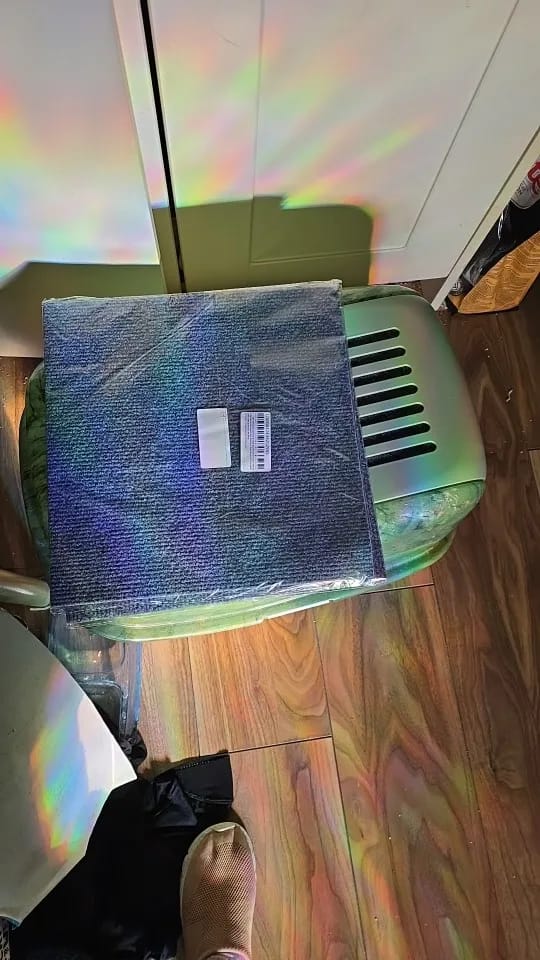 Customer photo review of Cats Scratch Self-Adhesive Carpet