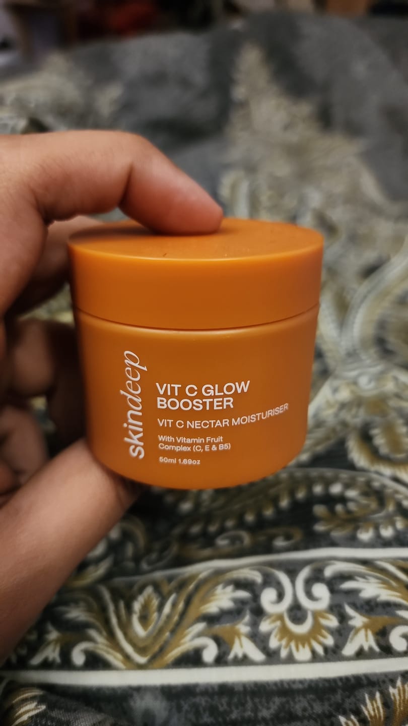 Customer photo review of VIT C GLOW BOOSTER - Vitamin Nectar Moisturizer