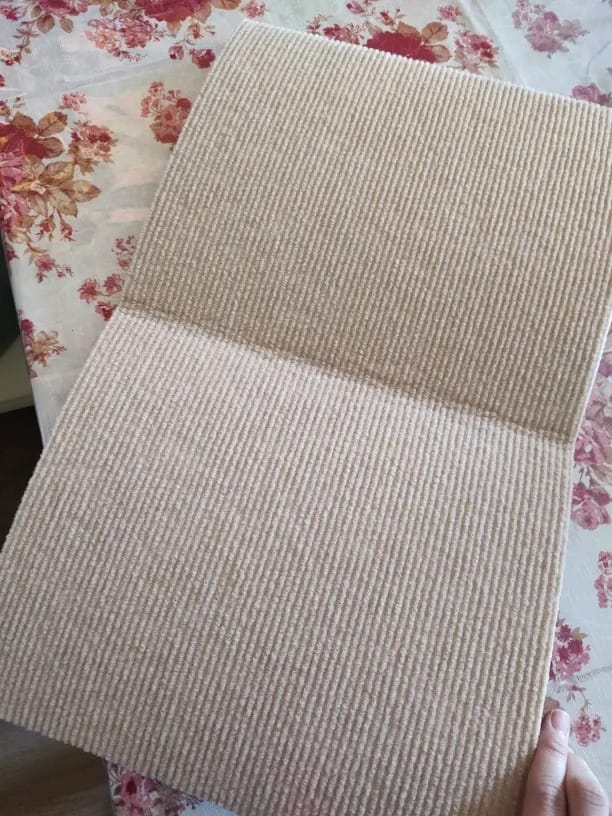 Customer photo review of Cats Scratch Self-Adhesive Carpet