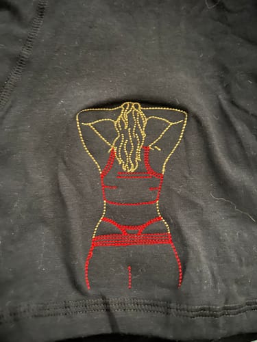 Customer photo review of Custom Embroidered Spicy Photo Men’s Boxers