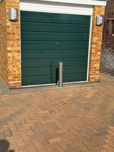 Customer photo review of LA-114 Stainless Steel Lift Assist Telescopic Bollard
