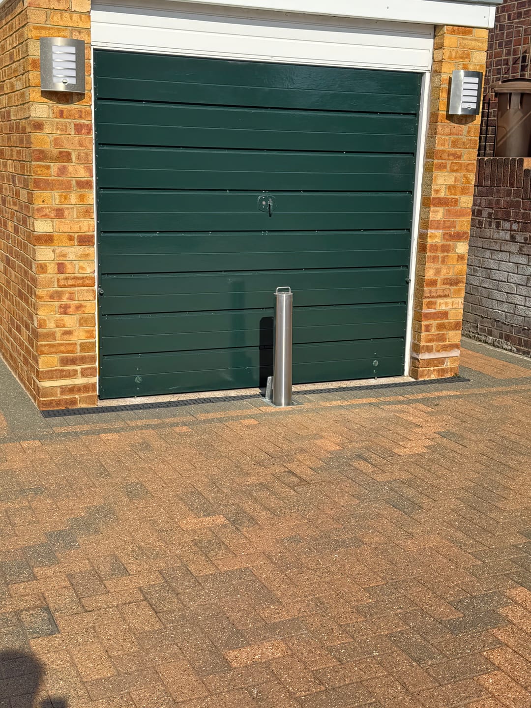 Customer photo review of LA-114 Stainless Steel Lift Assist Telescopic Bollard