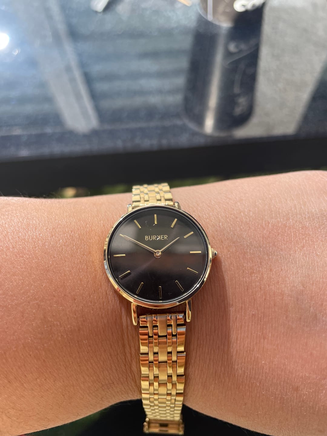 Customer photo review of Ruby Petite Gold Black