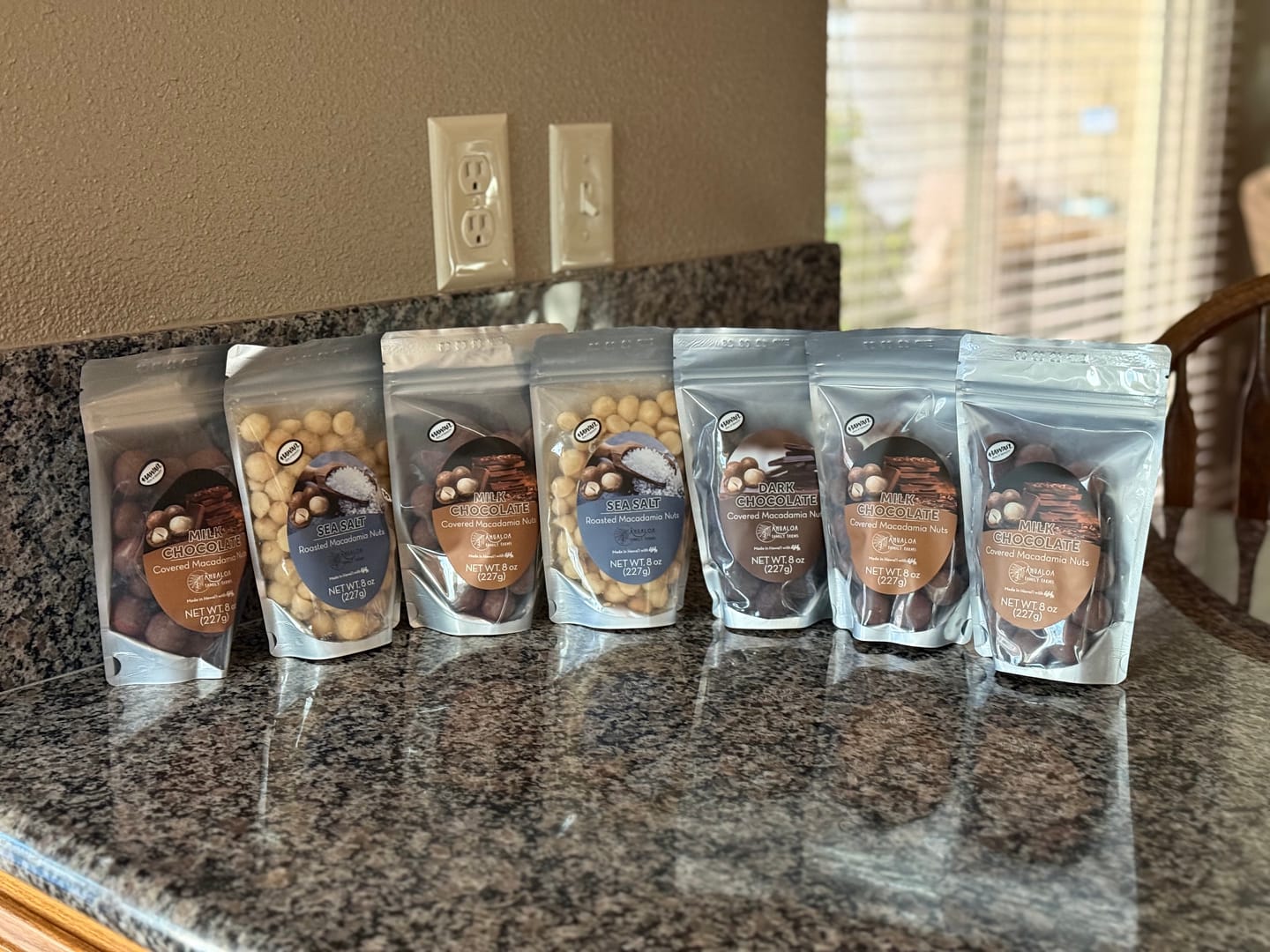 Customer photo review of Milk Chocolate Macadamia Nuts